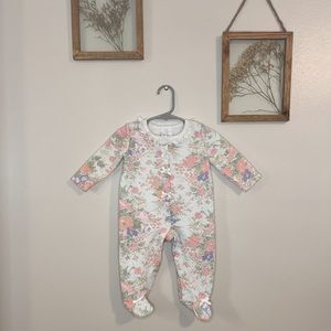 Floral baby sleeper